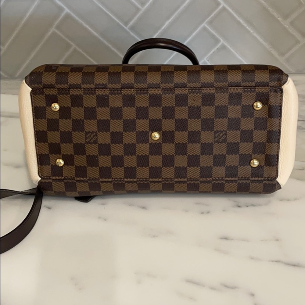 Louis Vuitton Normandy Damier Canvas Satchel Ivory - Picture 5 of 16